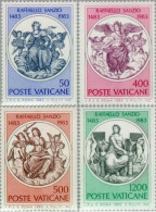 Vaticano - 743/46 - 1983 500º Aniv. De Rafael Lujo - Autres & Non Classés
