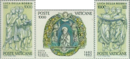 REL/S Vaticano  Nº 728/30   1982  5º Cent. Muerte Del Escultor Luca Della Robb - Autres & Non Classés