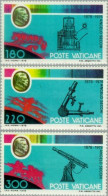 Vaticano - 675/77 - 1979 Cent. Muerte Del Astrónomo P. A. Secchi Aparatos De A - Otros & Sin Clasificación