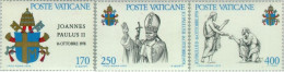 Vaticano - 666/68 - 1979 Entronizamiento De Juan Pablo II Lujo - Autres & Non Classés