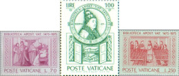 Vaticano - 603/05 - 1975 5º Cent. De La Biblioteca Vaticana Lujo - Autres & Non Classés