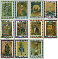 Vaticano - 582/92 - 1975 Año Santo Lujo - Altri & Non Classificati