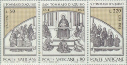 Vaticano - 576/78 - 1974 7º Cent De La Muerte De St.Tomás De Aquino Lujo - Otros & Sin Clasificación