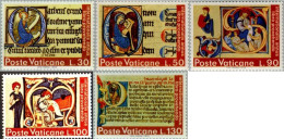 Vaticano  Nº 542/46  1972  Año Inter. Del Libro Lujo - Andere & Zonder Classificatie