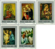 Vaticano  522/26  1971  La Santidad Virgen Y El Niño Lujo - Autres & Non Classés