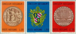 REL/S Vaticano  Nº 502/04  1970  Cent. Del Concilio Vaticano I Lujo - Sonstige & Ohne Zuordnung