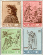 Vaticano  Nº 428/31  1965  7º Cent De Dante Alighieri Lujo - Autres & Non Classés