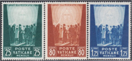 Vaticano 95/97 1942 Por Los Prisioneros De Guerra MNH - Other & Unclassified