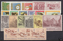 Vaticano 1976  Año Completo - Andere & Zonder Classificatie