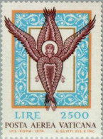 Vaticano Aéreo 59 1974 Angel De La Basílica De St. Marcos Venecia MNH - Autres & Non Classés