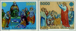 REL/S Vaticano Aéreo 73/74 1983  Año Mundial De Las Comunicaciones Emblema Luj - Andere & Zonder Classificatie