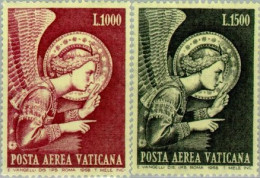 REL/S Vaticano Aéreo 53/54 1968  Angel MNH - Autres & Non Classés