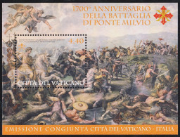 Vaticano HB 40 2012 1700 Aniversario Batalla De Ponte Milvio MNH - Andere & Zonder Classificatie