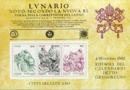 Vaticano HB  4 1982 4º Cent. De La Reforma Del Calendario Gregoriano Lujo - Andere & Zonder Classificatie