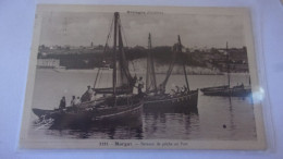 MORGAT BATEAUX DE PECHES AU PORT BATEAU CAMARET 1939 - Morgat