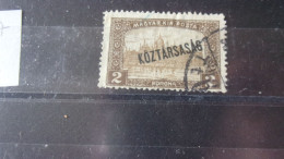 HONGRIE YVERT N° 207 - Used Stamps