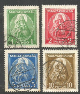 HUNGRIA YVERT NUM. 445/448 SERIE COMPLETA USADA - Used Stamps