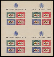 Venezuela 1 HB 1944 Bl.4 Homenaje A La Cruz Roja Internacional MNH - Venezuela