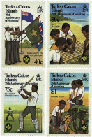 725239 HINGED TURKS Y CAICOS 1982 75 ANIVERSARIO DEL ESCULTISMO - Turks & Caicos (I. Turques Et Caïques)