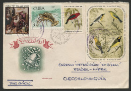 01258*CUBA To CZECHOSLOVAKIA*FDC*NAVIDAD 1965-66 - FDC