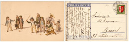 Schweiz Suisse 1916: PRO JUVENTUTE-PK "G.MIND" N° 54 Mit Zu WI 18 Mi 172 Yv 185 ⊙ RICHTERSWIL 30.XII.21 (Zu CHF 10.00 ) - Covers & Documents