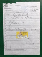 España Spain 1996, ATM LITERATURA CERVANTES, DOCUMENTO POSTAL REEMBOLSO 238 PTS, EPELSA, RARO!!! - Machine Labels [ATM]