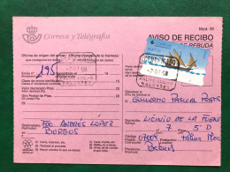 España Spain 1998, ATM BARCOS DE ÉPOCA, DOCUMENTO POSTAL AVIS DE RECIBO 60 PTS, EPELSA, RARO!!! - Viñetas De Franqueo [ATM]