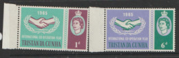 Tristan Da Cunha  1965 SG 87-8  I C Y Mounted Mint - Tristan Da Cunha