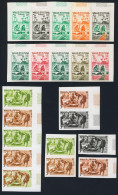 VAR3  Wallis Y Futuna  Nº 157A/B  21 Valores De Pruebas De Color  MNH  1981  M - Otros & Sin Clasificación