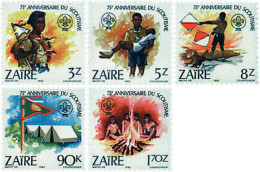 725244 HINGED ZAIRE 1982 75 ANIVERSARIO DEL ESCULTISMO - Unused Stamps