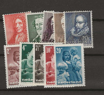 1947 MNH  Netherlands, Commemorative Stamps Only - Komplette Jahrgänge