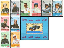 DEP7  Yemen 271 + A 88  + HB 141   Formula 1   MNH - Yemen