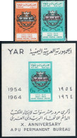 VAR1 Yemen Rep. 87 + A 32 + HB 18  1964    MNH - Yemen