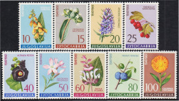 Yugoslavia 843/51 1961 Flores Medicinales MNH - Autres & Non Classés