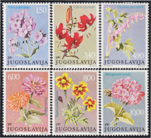 Yugoslavia 1566/71 1977 Flores De Jardín MNH - Sonstige & Ohne Zuordnung