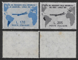 Italia Italy 1961 Gronchi 2val Sa N.918,92 Nuovi MNH/MH **/* - 1961-70: Neufs