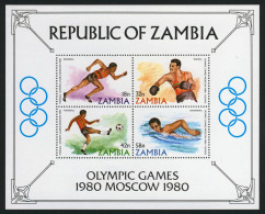 OLI2  Zambia HB 9 1980 JJOO Moscú  MNH - Zambie (1965-...)