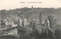 FRANCE - Fougères - Vue Générale De La Haute Ville Et Le Château - Carte Postale Ancienne - Fougeres