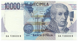 10000 LIRE BANCA D'ITALIA ALESSANDRO VOLTA LETTERA A 19/09/1984 QFDS - Sonstige & Ohne Zuordnung