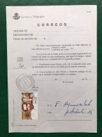 España Spain 1998, ATM GARCÍA LORCA, DOCUMENTO POSTAL FRANQUEO INSUFICIENTE 20 PTS, EPELSA, RARO!!! - Timbres De Distributeurs [ATM]