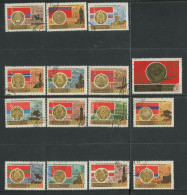 Soviet Union:Russia:USSR:Used Stamps Soviet Union Republic Coat Of Arms, 1967, 1 Missing - Briefmarken