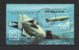 Nicaragua 1984 Zeppelin S/S Y.T. BF 166 (0) - Nicaragua