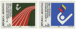 725252 HINGED ARGENTINA 1983 9 JUEGOS DEPORTIVOS PANAMERICANOS - Unused Stamps