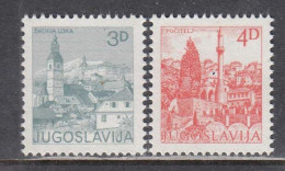 Yugoslavia 1982 - Regular Stamps: Views Of Yugoslavia, Mi-Nr. 1954/55C, MNH** - Nuovi