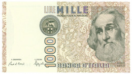 1000 LIRE MARCO POLO LETTERA E 18/01/1988 FDS - Autres & Non Classés