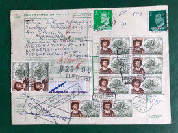 España Spain 1977, DOCUMENTO POSTAL BOLETÍN DE EXPEDICIÓN 504 PTS, Postmark Cancel RARO! - Viñetas De Franqueo [ATM]