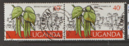 Uganda  1975  SG 162  Beans   Fine Used Pair - Ouganda (1962-...)
