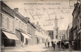 80 AILLY Sur NOYE - La Rue Saint Martin - Ailly Sur Noye