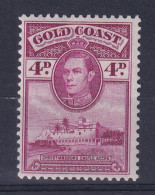 Gold Coast: 1938/43   KGVI   SG125a    4d   [Perf: 12 X 11½]    MH - Costa D'Oro (...-1957)