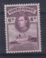 Gold Coast: 1938/43   KGVI   SG126a    6d   [Perf: 12 X 11½]    MH - Côte D'Or (...-1957)